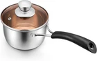 P&p Chef 1 Quart Saucepan, Stainless Steel Qt, Silver, Brown, Black New. Price: $23.99.