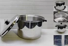 Saladmaster 16 Q Dutch Oven T-304S Surgical Stainless Stockpot Fry Saute Pan Lid Used. Price: $799.99.