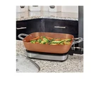 Megachef 11.81" Electric Fry Pan With Copper Coating New. Price: $45.99.