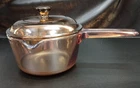 Vintage Corning Amber Vision Ware 1 Liter Sauce Pan Pot With Spout And Lid Usa! Used. Price: $31.49.
