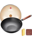 Wangyuanji Iron Wok 12.6 Wooden Handle Chinese Pot Carbon Steel New. Price: $59.99.