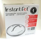 Replacement Instant Pot GLID60 6QT Tempered Glass Stainless Steel Rim Nib Open. Price: $16.00.