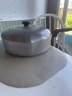 Magnalite Wagner Ware Sidney 4569-P Deep Chicken Fryer Skillet W/ Lid Vintage Used. Price: $98.00.