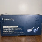 Caraway Mini Duo 8 Fry Pan + 1.75 Sq Sauce Non-stick Ceramic, Navy New. Price: $170.00.