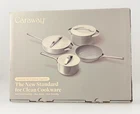 Caraway 12 Pc. Non-stick Cookware Set W/ Complimentary Storage, Gray New. Price: $358.75.