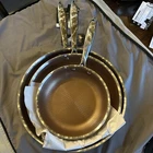 Lexi Home Frying Pan Set 3-PIECE Stainless Steel Nonstick Heavy Duty Copper New. Price: $135.00.