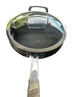 Belgique HS11014 Inch 3 Qt Skillet With Lid Oven Safe Nonstick Frying Pan Used. Price: $34.99.