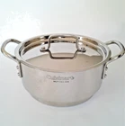 Cuisinart Mcp Stainless Steel Cookware Strainer Colander Steamer With Lid 20CM Used. Price: $23.37.