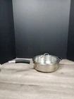 Cuisinart 3.5 Quart /3.3 Stainless Steel Saute Pan With Cover # M8633-24H Used. Price: $22.96.