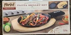 Parini Grilling Cast Iron Fajita Skillet Set - Brand New Factory Sealed 7 X 14. Price: $12.99.