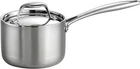 Tramontina Tri-ply Clad Stainless Steel 1.5-QUART Sauce Pan With Lid, Induction- New. Price: $47.30.