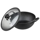 Vinod Pre Seasoned Cast Iron Kadai With Glass Lid Naturally Non Stick Wok 2.4 New. Price: $111.50.