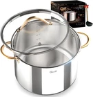 Ciwete Stock Pot 12 Quart, 18/10 Tri-ply Stainless Steel Whole Clad New. Price: $119.97.