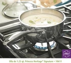 Princess House Heritage Signature 1.25-QT Stainless Steel Saucepan W/ Lid 10611 New. Price: $100.00.