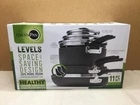 Greenpan Levels Stackable Hard Anodized Healthy Ceramic Nonstick 11 Piece New. Price: $329.95.