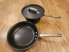 2 Calphalon Hard Anodized Commercial Pans 1388 8" Omelette 170 1.5 Qt Saucepan Used. Price: $59.99.