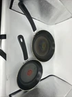 T-fal Frying Set 10 & 8 Inch Non-stick Black Used. Price: $24.95.