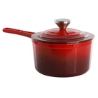 Megachef 2 Quart Enameled Cast Iron Sauce Pan In Gradient Red New. Price: $86.63.
