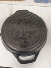 Rare Lodge In Dual Handle Cast Iron Skillet L10SKL Cb Cracker Barrel Nice Used. Price: $69.99.