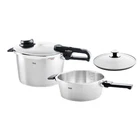 Fissler Vitavit Premium Pressure Cooker 8L +4L Sets Plus Glass Lid Germany New. Price: $649.84.
