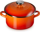 Le Creuset Enamel Steel Traditional Petite Stockpot, 3.8QT., Flame New. Price: $113.94.