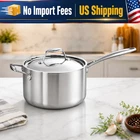 Tramontina Signature 4 Qt Tri-ply Clad Stainless Steel Covered Sauce Pan New. Price: $54.00.