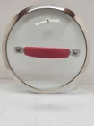 Rachael Ray Cookware 7"ID Glass Pot Pan Red Handle Replacement Lid Free Shipping Used. Price: $14.97.
