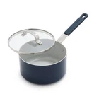 Bobby Flay Aluminum Ceramic Fry Pan 400F 2.5QT Oxford Blue 2.54QT Sauce New. Price: $20.99.