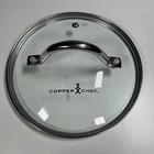 Copper Chef Glass Lid 8 Stainless Rim Pan Cover Oem Replacement Used. Price: $12.71.