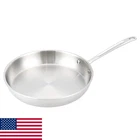 Amazon Basics Tri-ply Stainless Steel Fry Pan 12 Inch Induction Dishwasher Safe New. Price: $71.07.