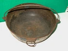 Vintage Cast Iron 10" Dutch Oven Bail Assist Handle No Lid Used. Price: $45.00.