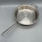 Chantal Stainless Steel 10.5 Qt. Saute Pan #SL34-240 No Lid Used. Price: $39.99.