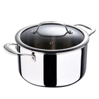 Bergner Argent Collection 4.5 Quart Tri-ply Stainless Steel Dutch Oven Tempered New. Price: $97.04.