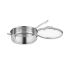 Cuisinart Quart Saut Pan With Helper Handle & Cover 7333-24HN New. Price: $59.00.