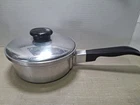 Vintage Kitchen Craft Cast Aluminum Sauce Pan With Lid Usa #2271 - 1QT Used. Price: $16.02.