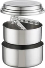 Alpine 2 Stainless Steel Camping Pot Set New. Price: $111.36.