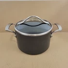 4 Qt Stockpot Hard Anodized Kirkland Signature W/lid Stainless Handles Nonstick Used. Price: $37.00.