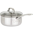 Viking 3-PLY Stainless Steel Saucepan W/glass Vented Lid 1.5 Qt New. Price: $59.95.