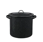Granite Ware Porcelain Enamel 12-QUART Stock Pot With Lid 12.6 Inch New. Price: $48.89.