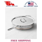 All-clad 5 Qt Copper Core Stainless Steel Saut Pan With Lid New. Price: $209.97.