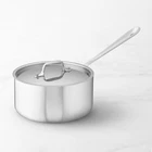New All-clad D3 3QT Stainless Steel Saucepan. Price: $119.99.