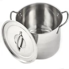 Usa Stainless Steel Stock Pot 20-QUART, Silver New. Price: $64.99.