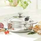 Princess House Vida Sana 2.5 Qt Casserole 5-PLY Stainless Steel New. Price: $189.99.