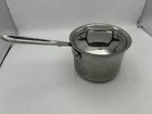 All-clad D5 2 Qt. Stainless Steel Brushed Covered Saucepan W/ Lid New. Price: $100.00.