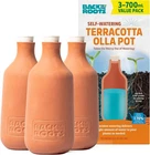 Back To The Roots Self-watering Terracotta Olla Pot (pack Of 3), 3PK New. Price: $42.99.