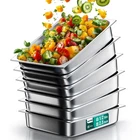 Wantjoin Steam Table Hotel Pans 1/2 Half Size 2.5 Inch Deep 6 Pack, Stainless... New. Price: $68.30.