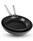 Gotham Steel Pro Ultra Ceramic 2X 10'' And 12'' Fry Pan Set New. Price: $69.99.