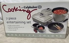 Cooking With Calphalon 7-PIECE Cookware Set Enamel, Made Argentina New. Price: $138.99.