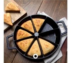 New! Bayou Classic 10" Round Cast Iron Wedge Cornbread Skillet Pan W/ Handles. Price: $29.50.