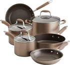 Anolon Advanced Home Hard Anodized Nonstick Cookware/pots And Pans Set, 9 Piece New. Price: $498.73.